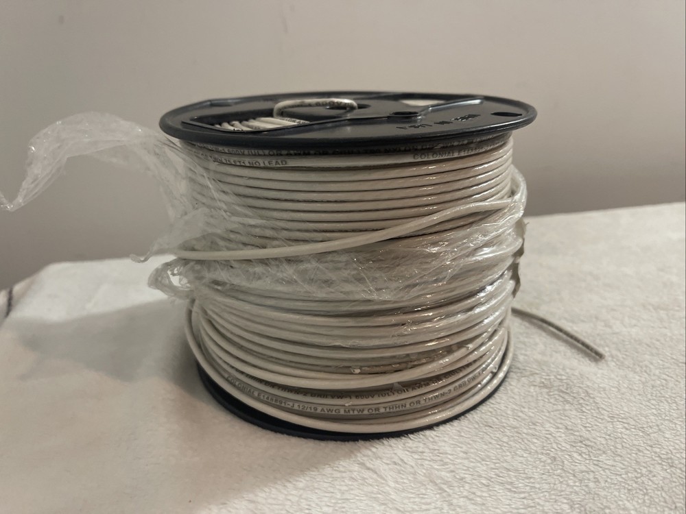 Colonial Wire & Cable Machine Tool Wire White 500 FT DU-437.256