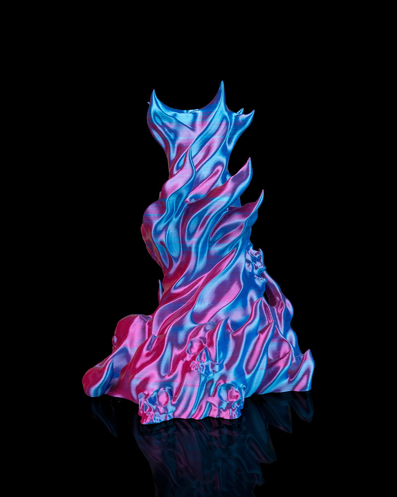 Headphone Controller Stand Skull Flame Gaming Holder PS5 Xbox Headset Organizer