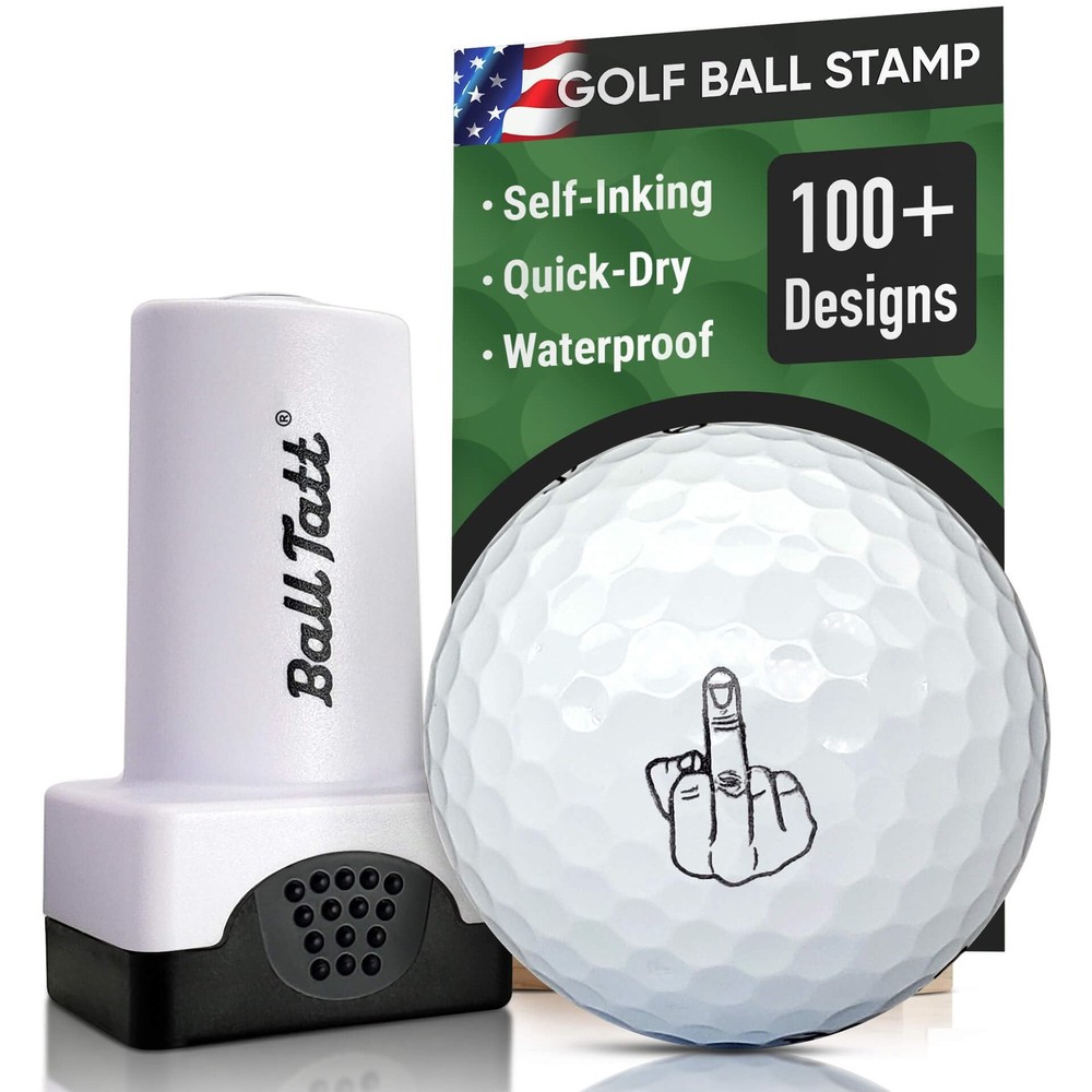 Ball Tatt - Finger Golf Stamp, Stamper, Self-Inking