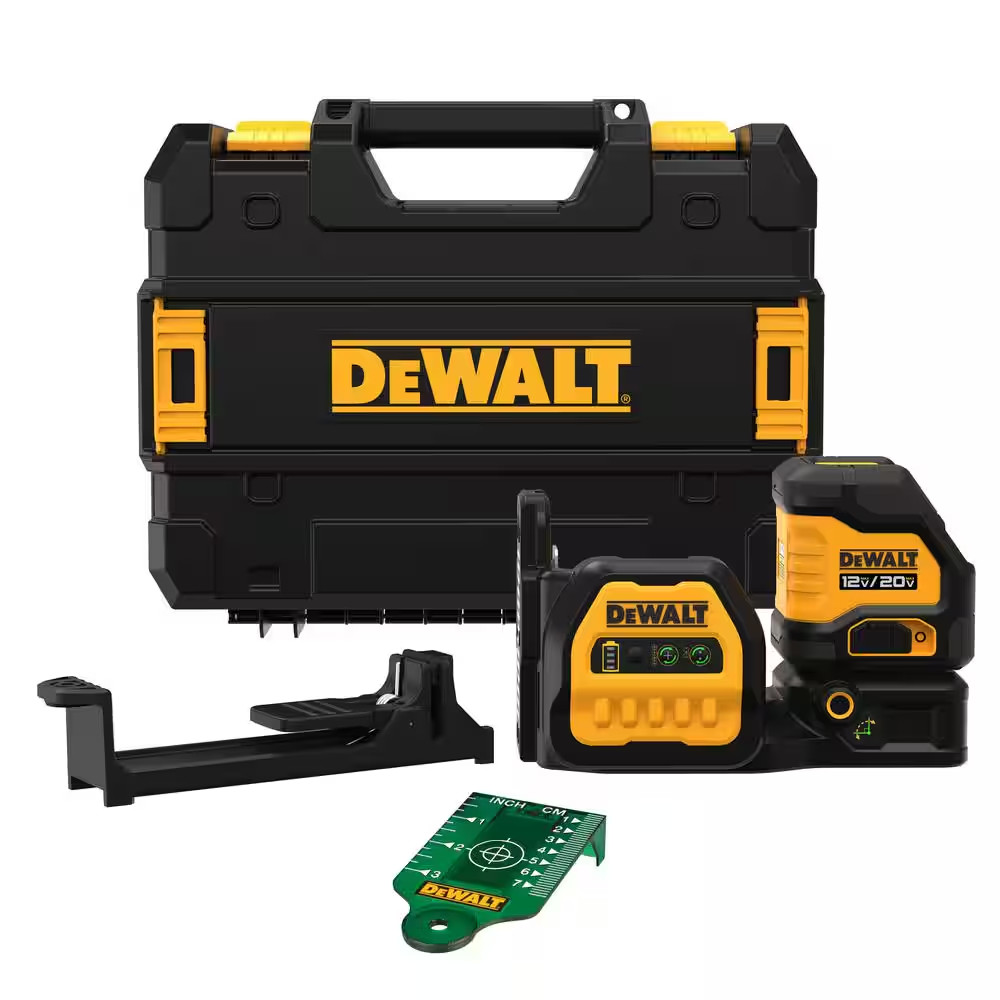 20V Max Cordless Green Cross-Line Laser Level (Tool Only)