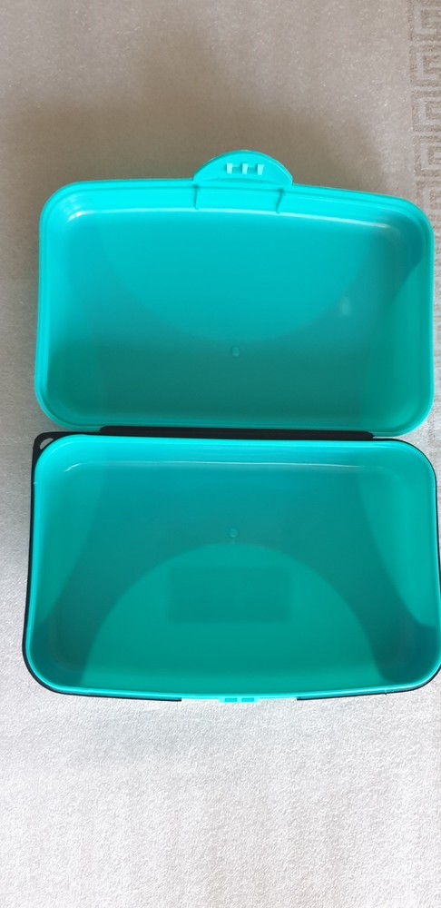 Lockermate by Bostitch Multi-Purpose Overmolded Box - Turquoise and Black