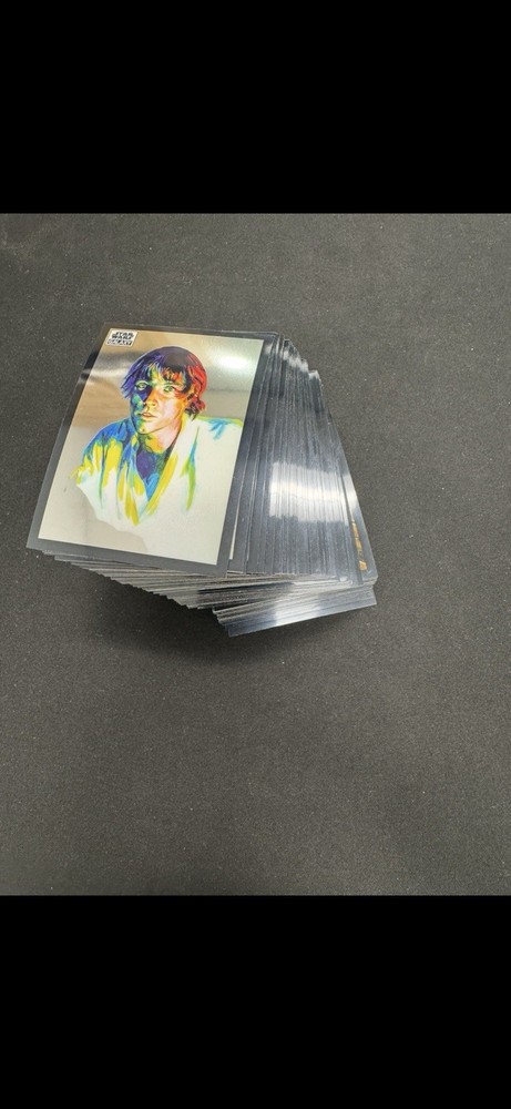 2022 Topps Chrome Star Wars Galaxy COMPLETE BASE SET #1-100