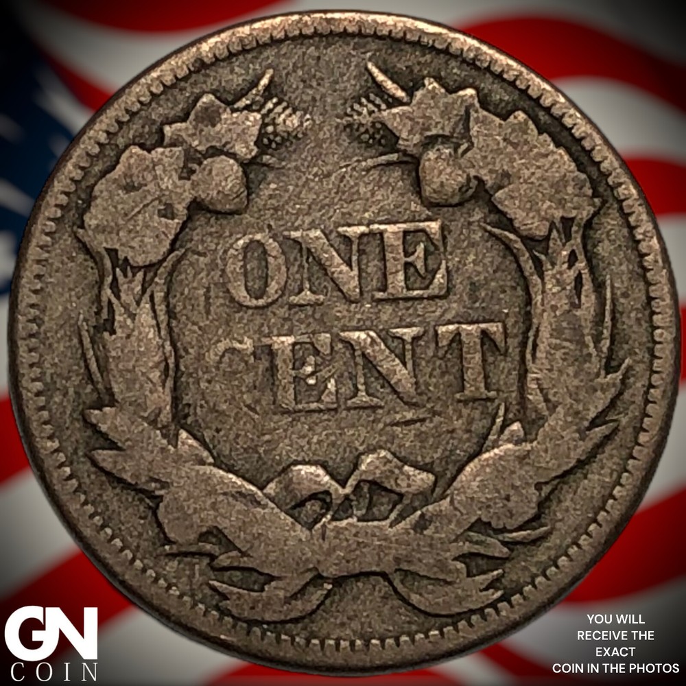 1858 Flying Eagle Cent Penny X4054