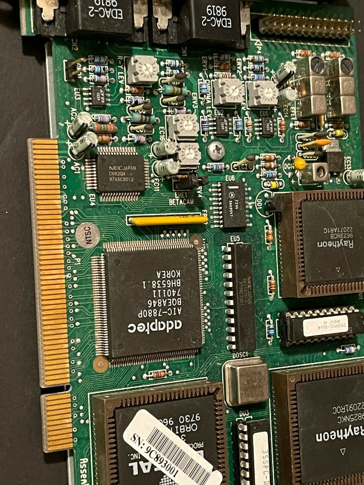 DIGITAL PROCESSING SYSTEMS 743-893 REV4 DUAL VGA DIGITAL CAPTURE PC CARD RARE