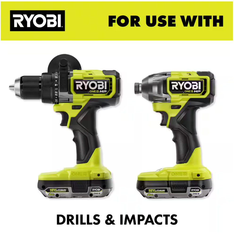 Ryobi 50 Piece Impact Rating Driving Set, Tool Set Drill Bits