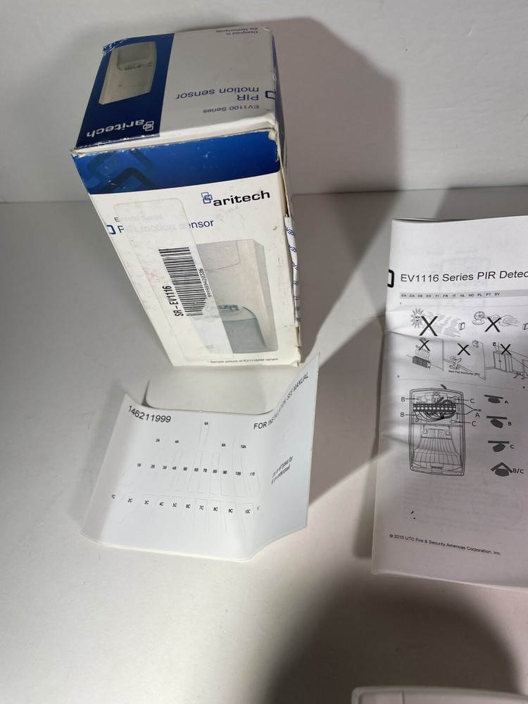 Interlogix Aritech PIR Motion Sensor EV1116 NOS NOB AS IS