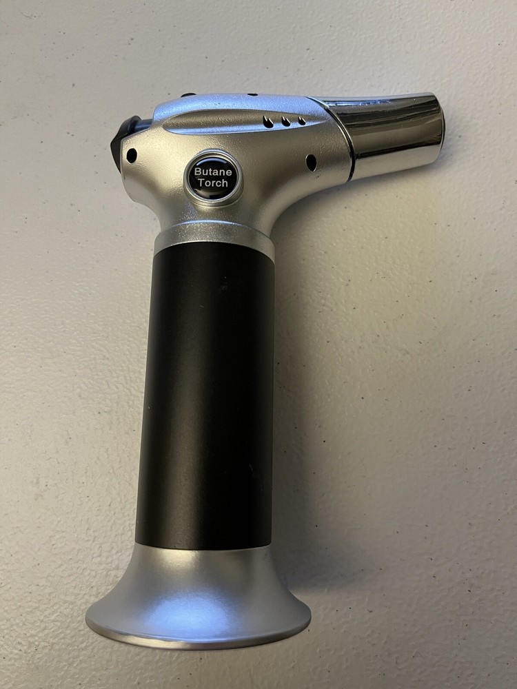 Refillable Butane Torch with Adjustable Flame