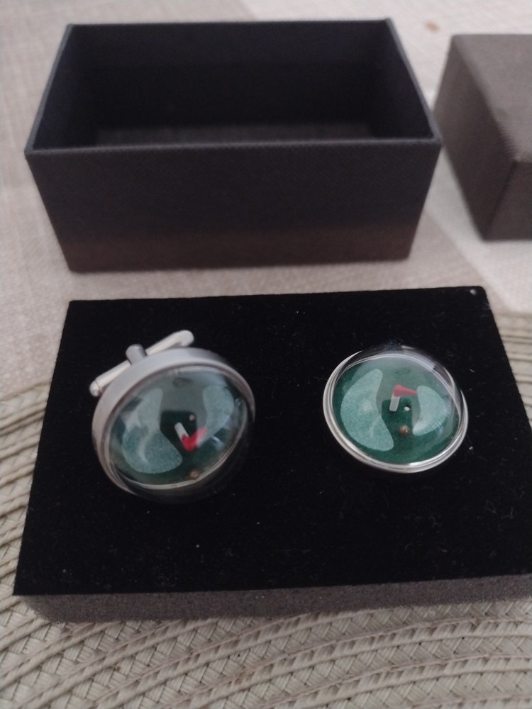 Novelty Golf Cufflinks Boxed