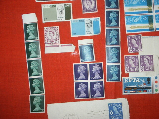 COLLECTION BRITISH POSTAGE STAMPS