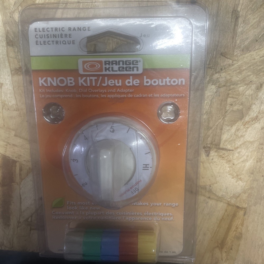 Range Kleen 8131 White Electric Range & Oven Knob