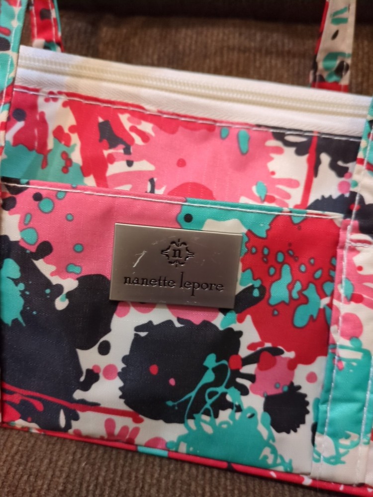 Nanette Lepore Multi Colored Wine Cooler Bag Insulated