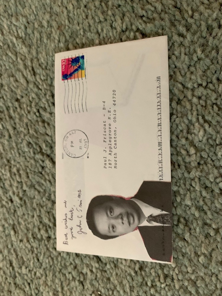 1997 John C Tsai MD Autographed Signed Envelope Cardiologist