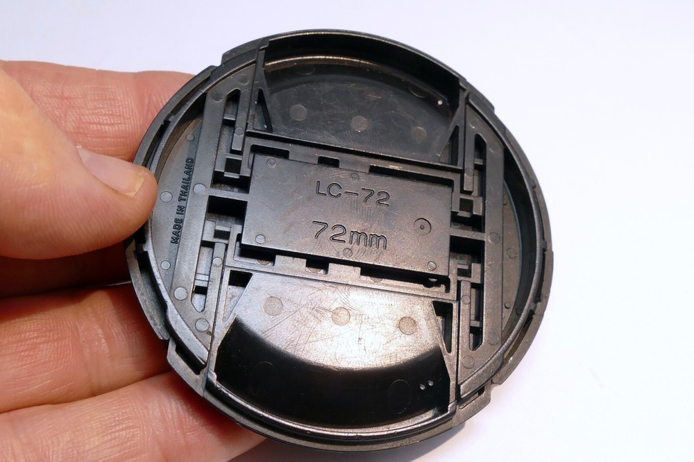 Nikon 72mm lens front cap (all black) used