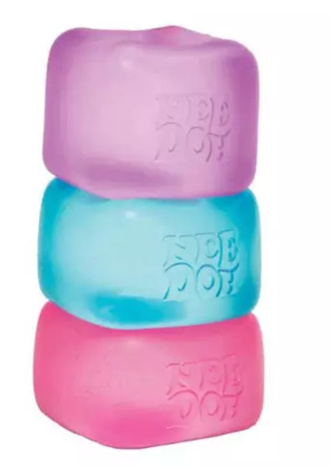 PURPLE!!VIRAL NeeDoh Nice Cube-Super Solid Squish!(Blue)-AUTHENTIC-Original sz