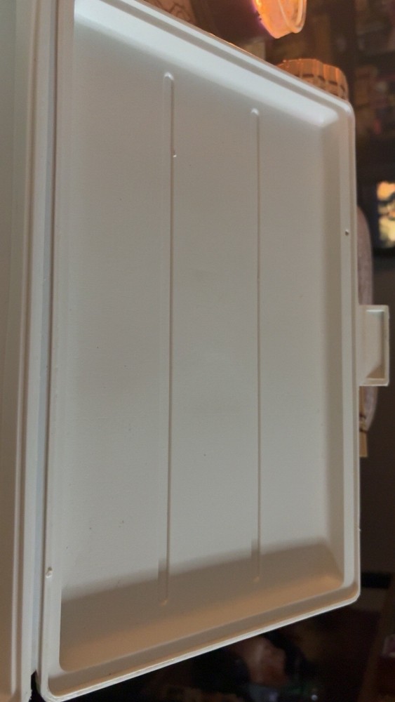 Vintage Shure Microphone Hard Plastic Protective Case White #4