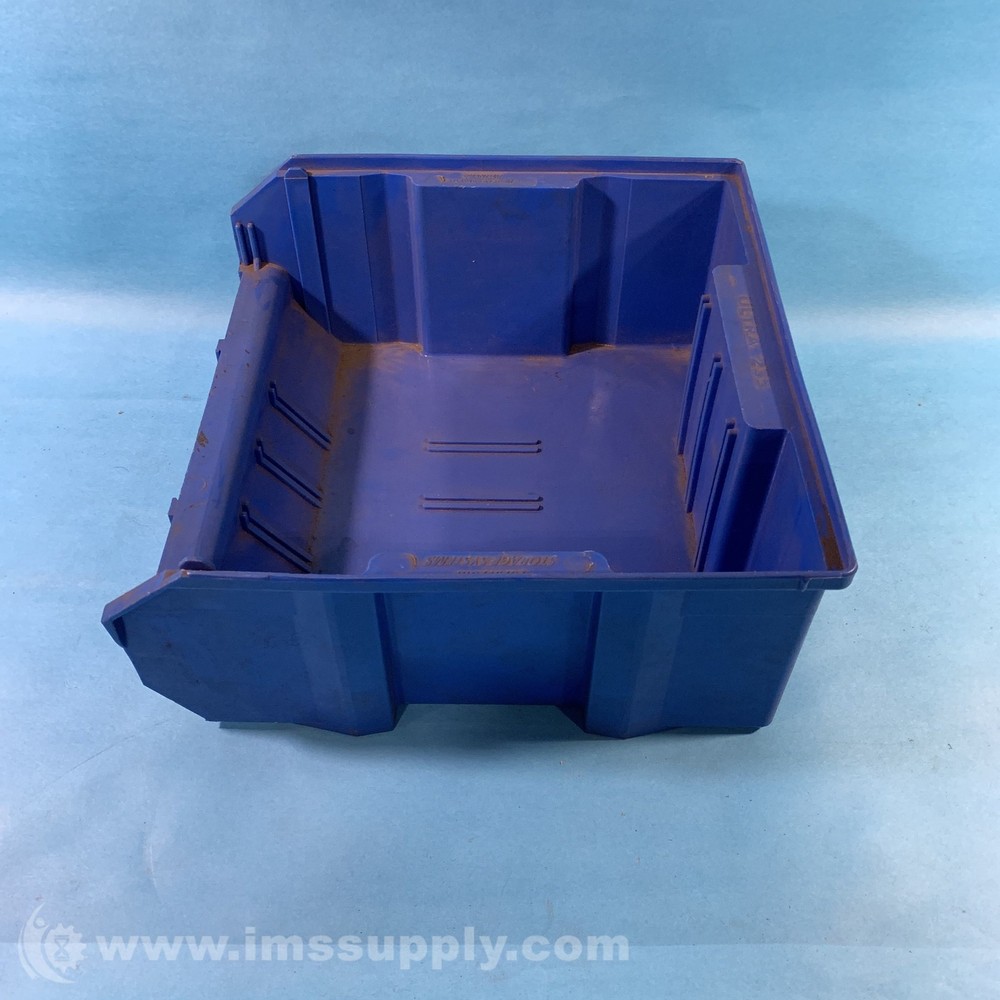 Quantum Storage Systems Ultra 235 Color Blue Stacking Bin USIP