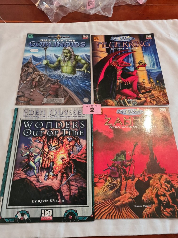 D&d/d20 3rd Edition Small Campaign Books
