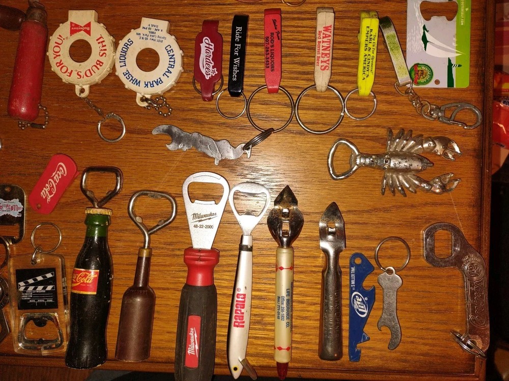 vintage bottle openers lot