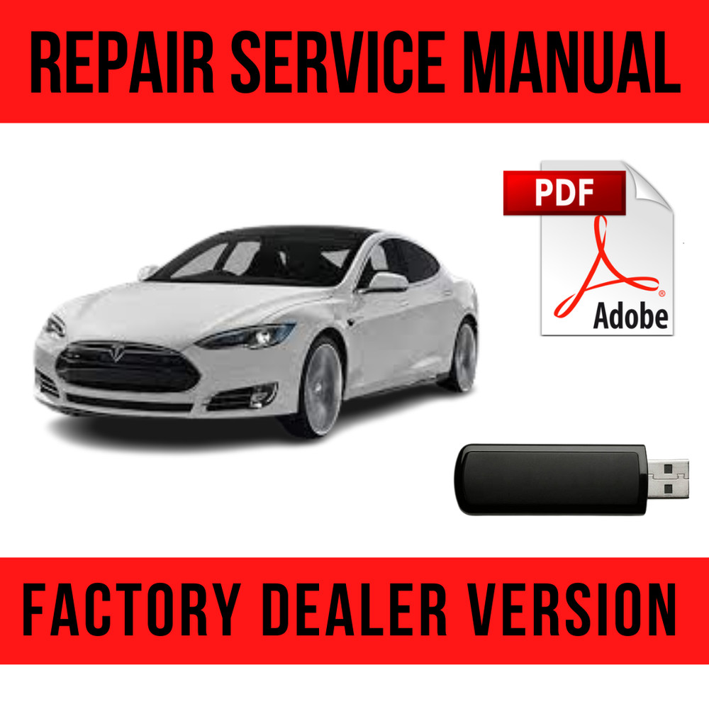 Tesla Model S 2012-2018 Factory Repair Manual USB