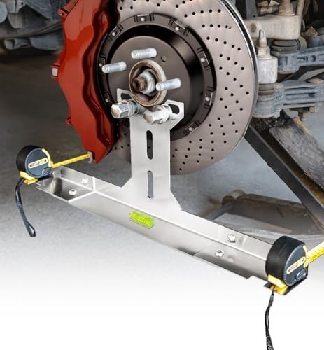 Heavy Duty Wheel Alignment Tool Kit - Stainless Steel Toe Alignment Tools, Hub S