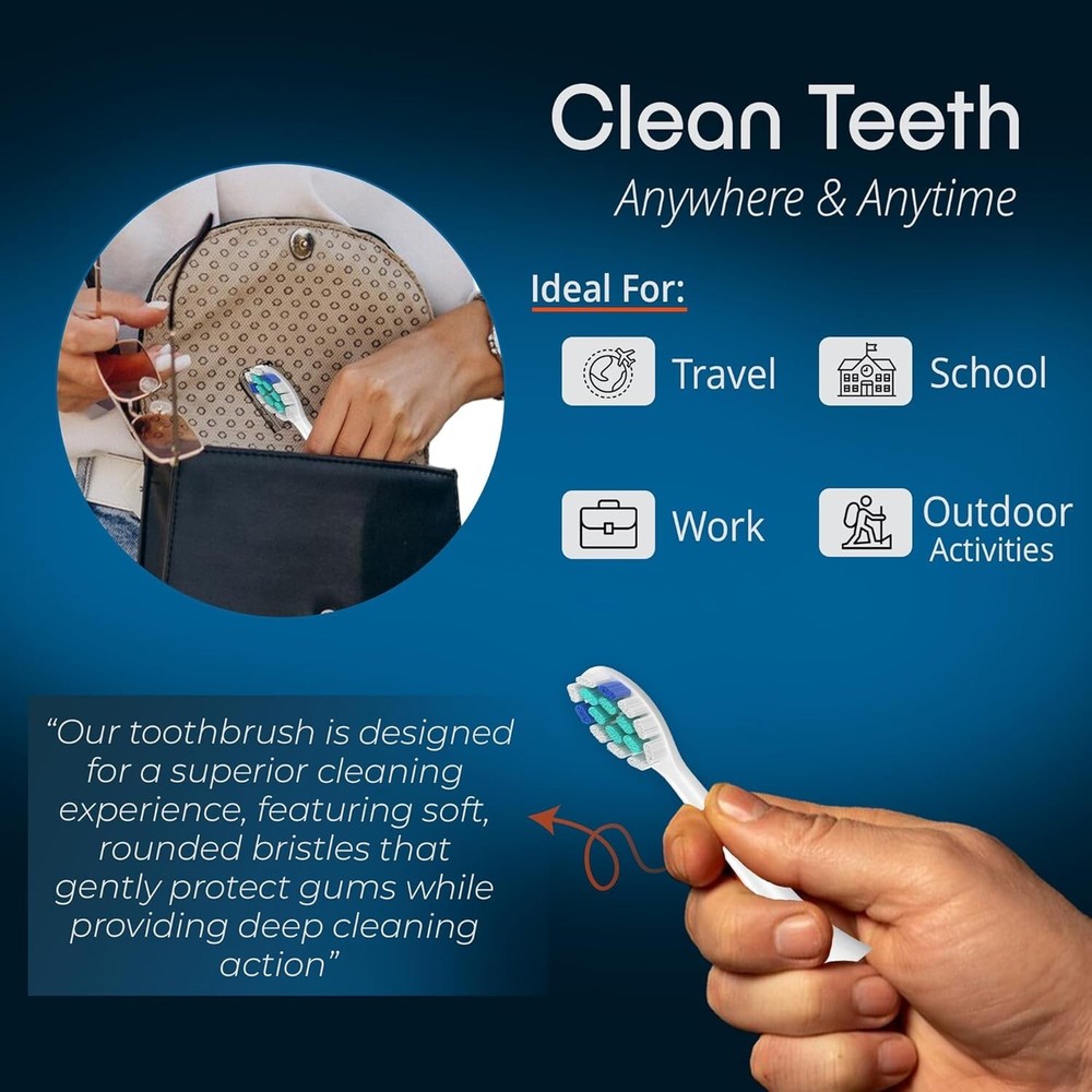 ‏Philips Sonicare Toothbrush Replacement Heads - 8 Pack