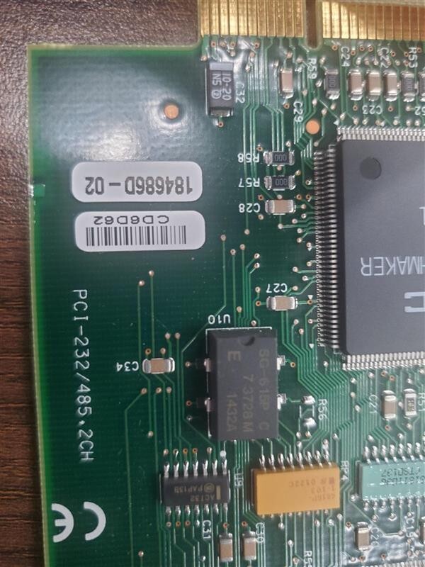 National Instruments NI 184686D-02 PCI-232/485.2CH.