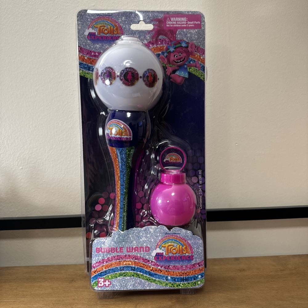 Trolls The Experience Bubble Wand New