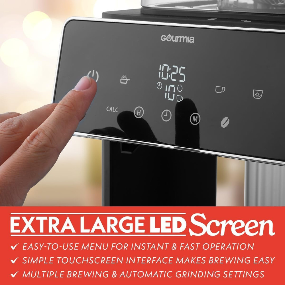 10-Cup Grind & Brew Coffee Maker with Built-In Grinder & Programmable Features