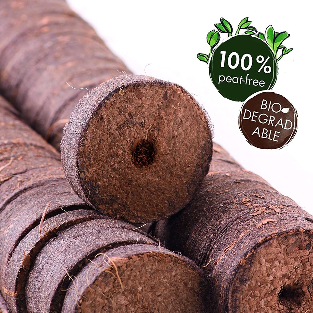 Coco Coir Seed Starter Pellets 125 Pack