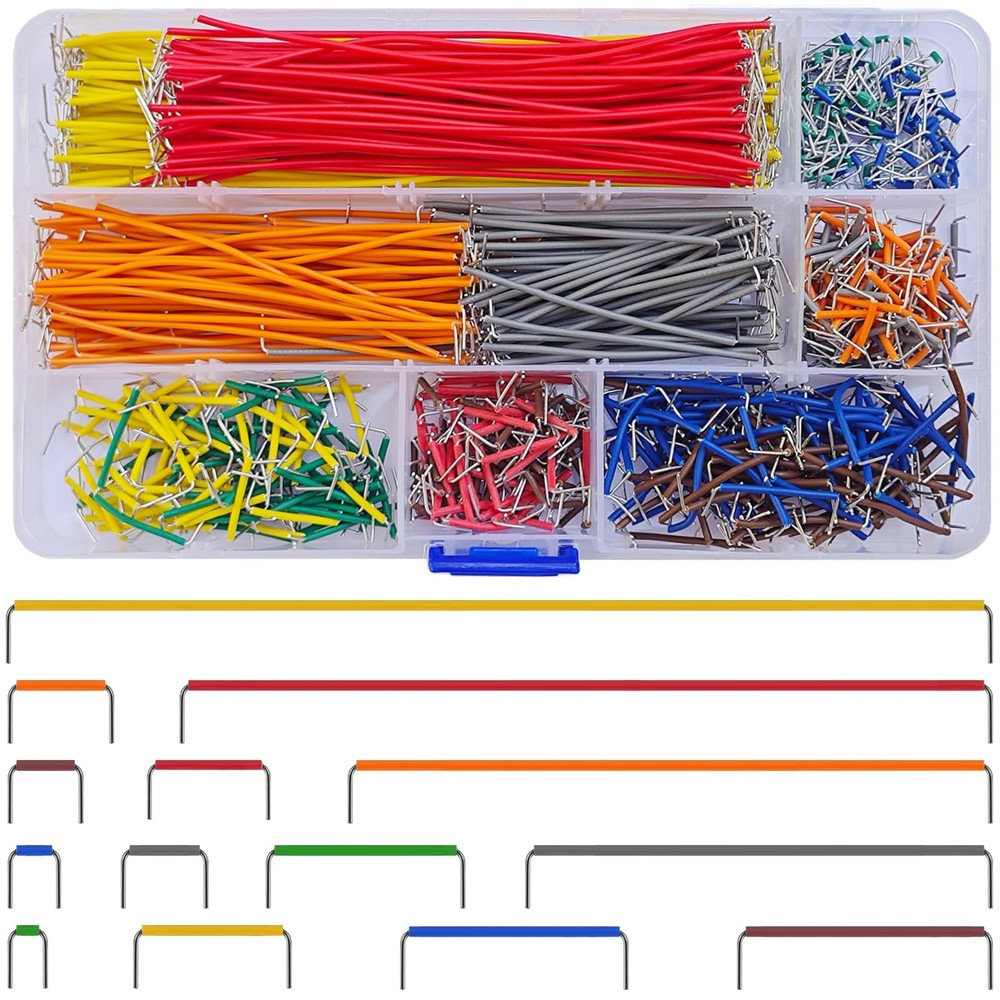 840pcs Breadboard Jumper Wires Kit Solderless PCB Cables for Arduino Assorted 14