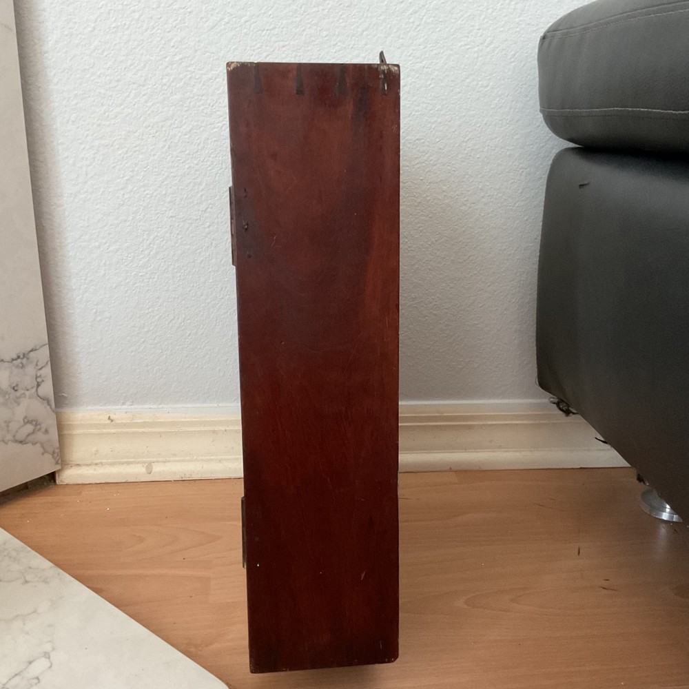 Antique Mahogany Valet Key Box