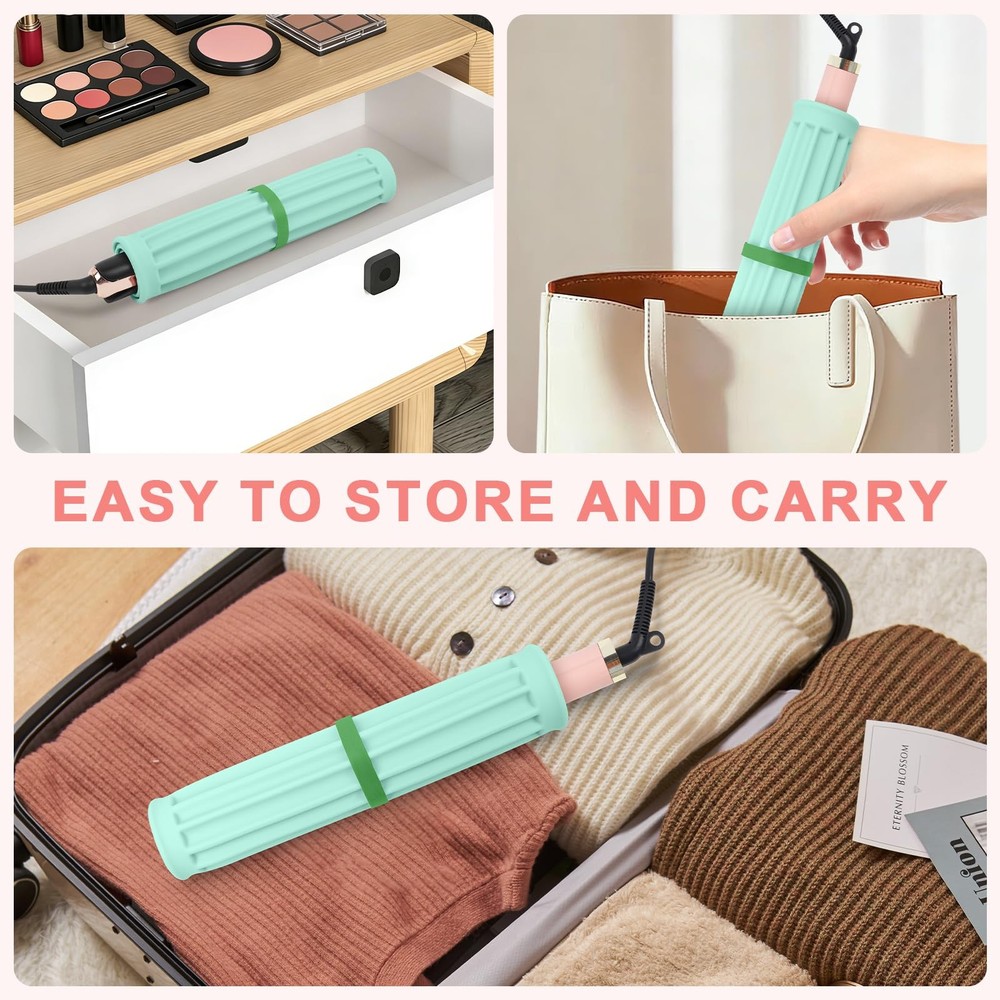 WRORUNER Oversize Silicone Heat Resistant Mat, Oversize, Mintgreen