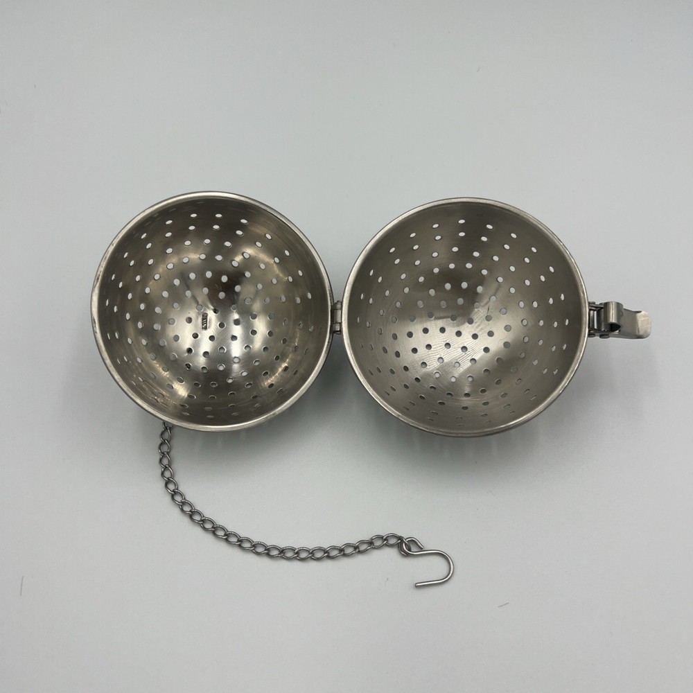 Vintage Tea Ball Strainer Large Round
