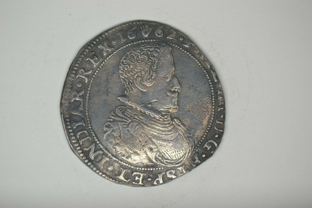Spanish Netherlands: Brabant- 1662 Half Ducaton- Extremely Fine