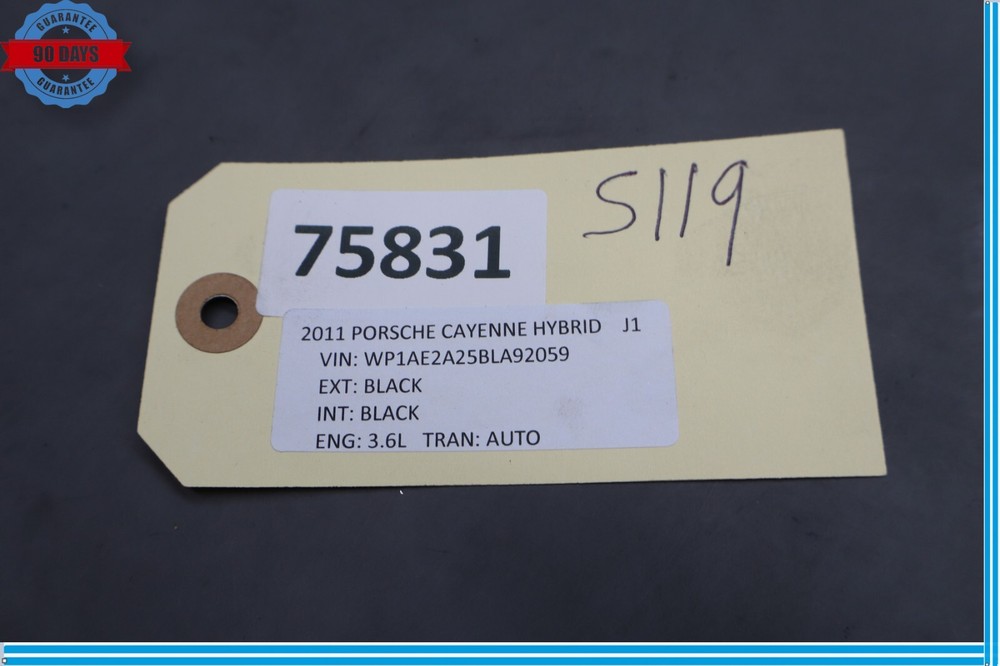 11-18 Porsche Cayenne 958 Engine Computer Control Module Unit ECM 7P0907645A Oem