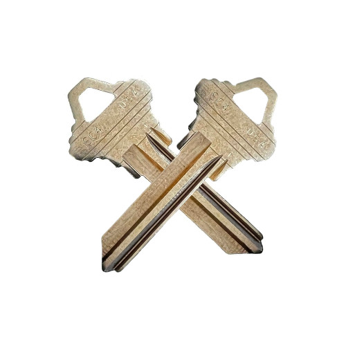SCHLAGE (SC4) 6 Pin Code Cut Key RANDOM Bitting - Qty of 2