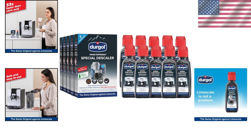 Swiss Decalcifier for Coffee Makers - 10-Pack