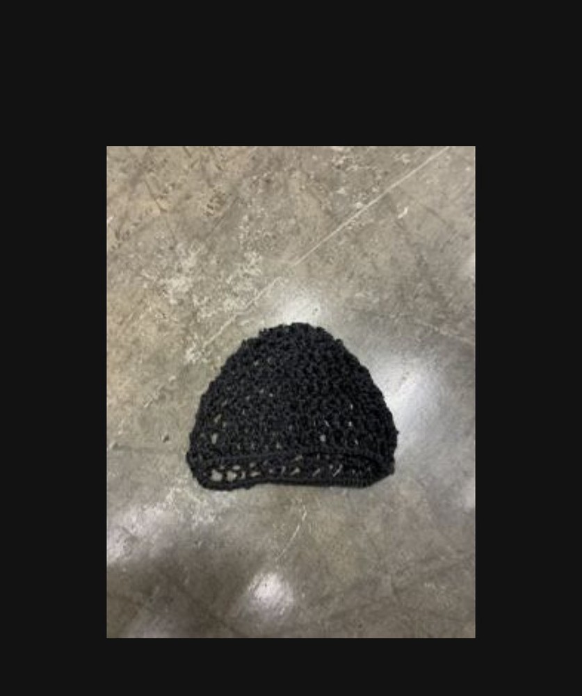 Knitted Black Beanie