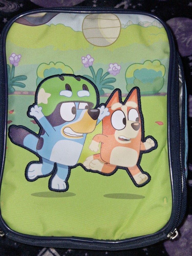 BLUEY Lunch Box Can Attach To A BLUEY Backpack Never Used