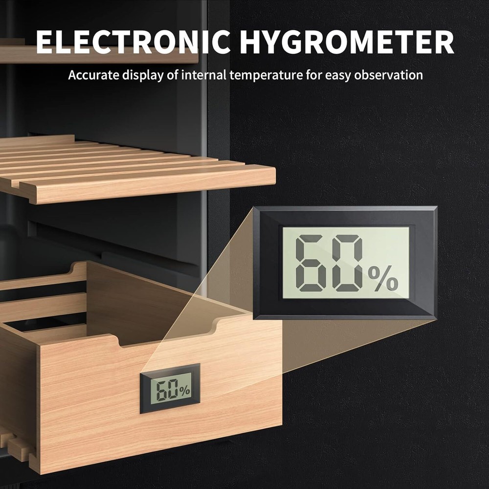 NEEDONE 150 Count Cabinet with Heating and Cooling Black +