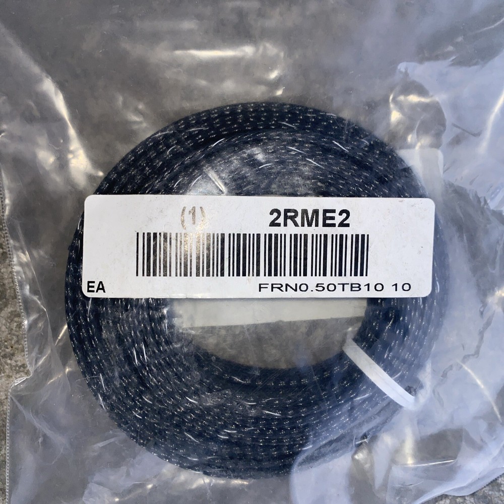 FLEX 1/2'' BLACK W/WHITE TRACER 10FT Sew-on