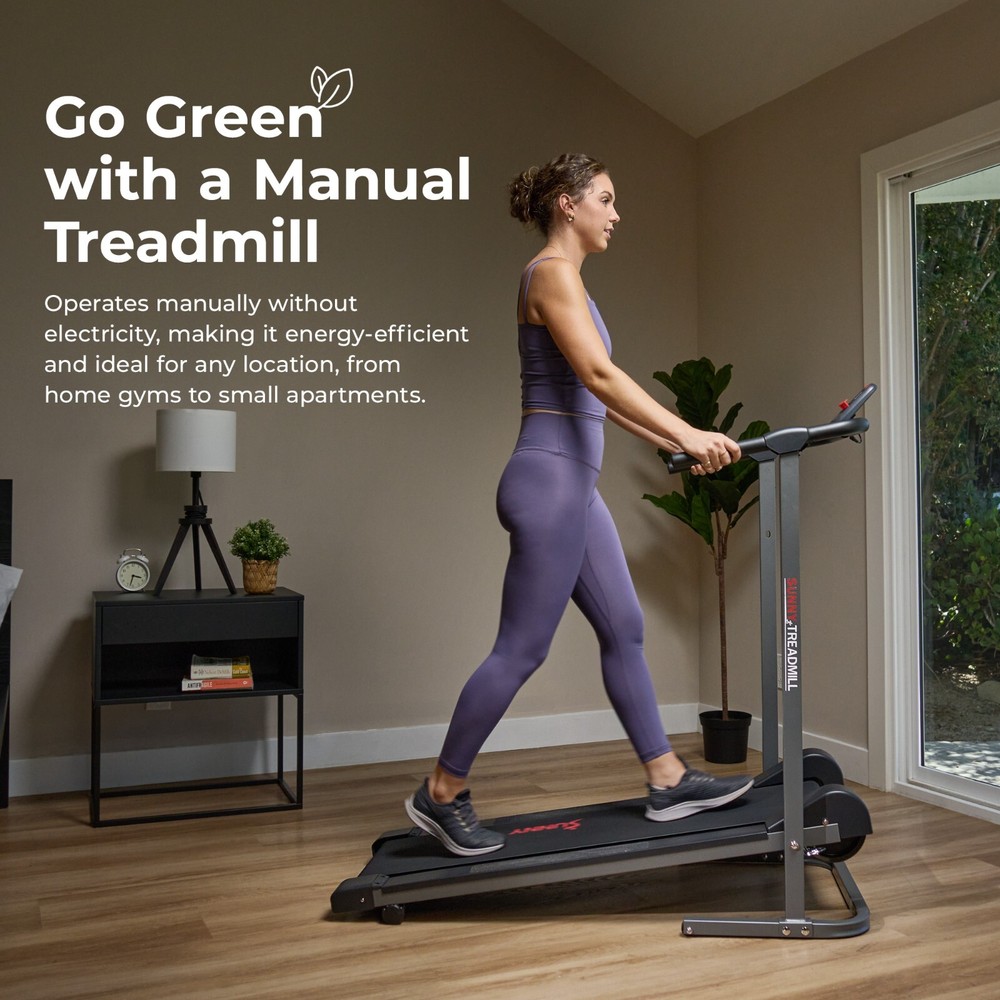 Portable Walking Treadmill Smart Manual Bluetooth Compact Foldable Non Slip Run