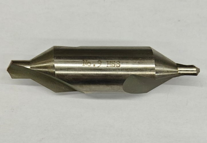 #9 Combined Drill and Countersink HSS - Center Drill
