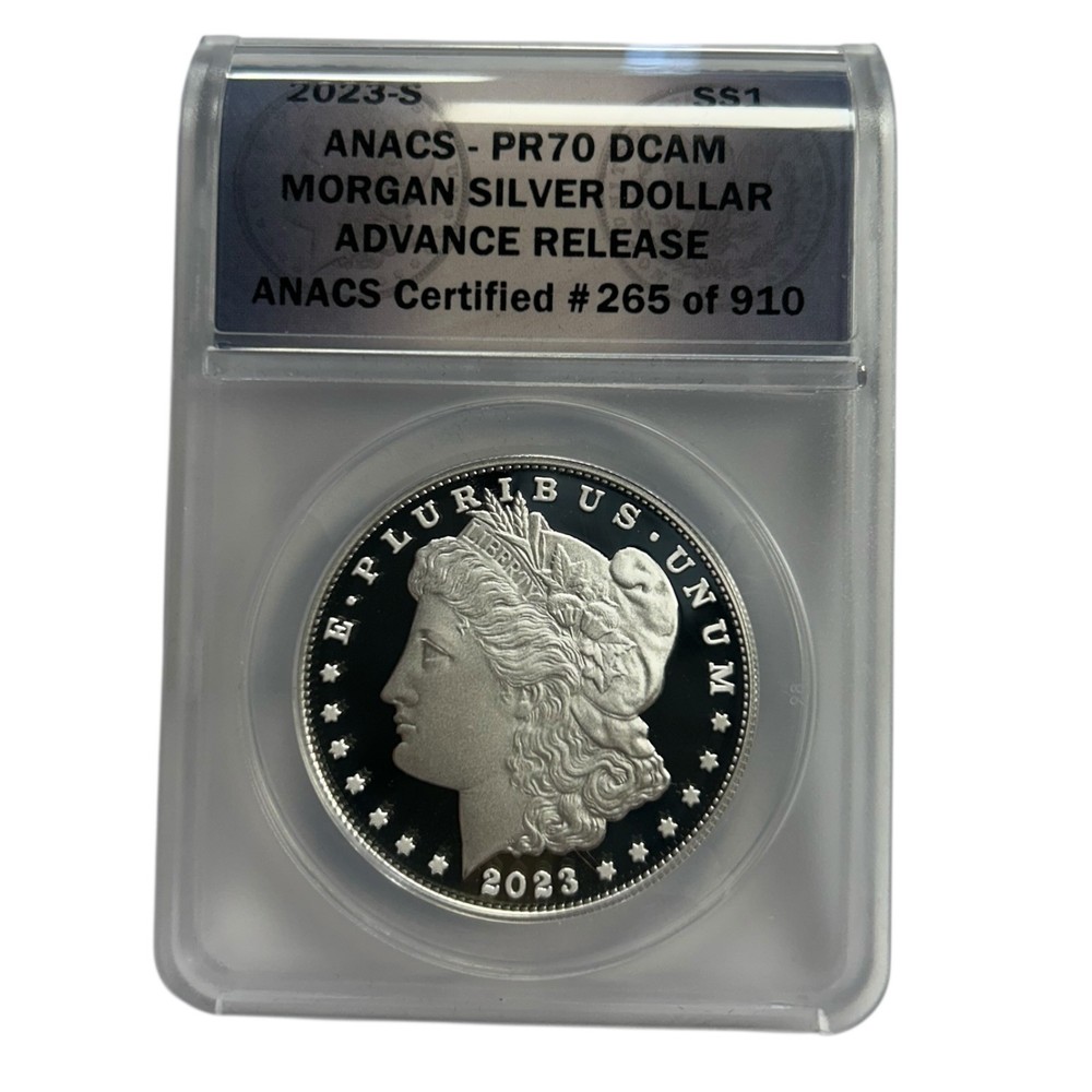 2023-S Peace Silver Dollar ANACS PR70 DCAM Advanced Release | .999 Silver