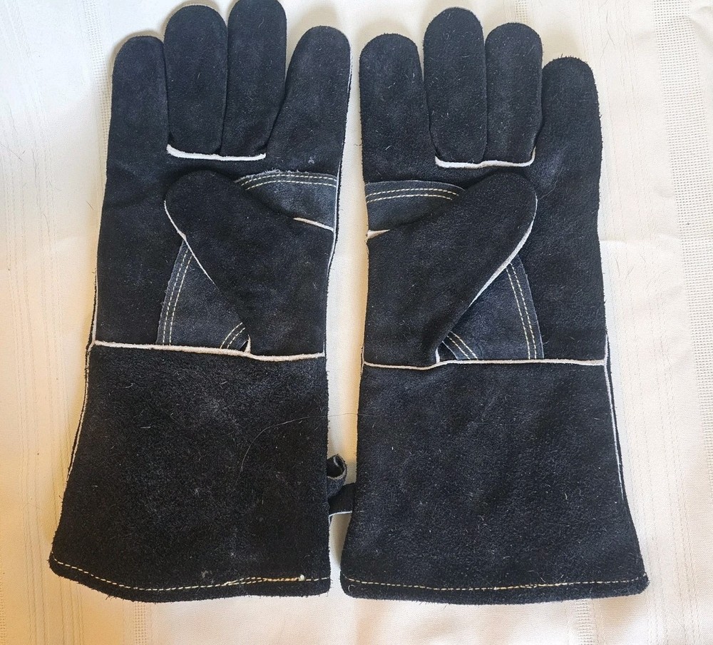 Rapicca Black Leather Welding Gloves Size 14