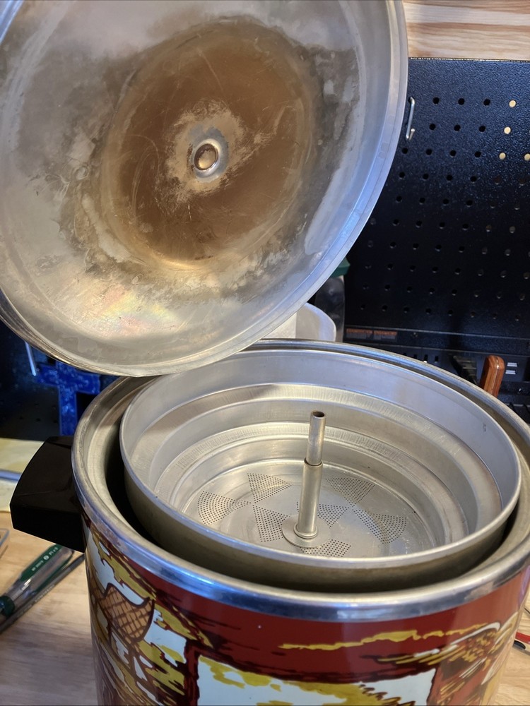 Rare West Bend 30 Cup Coffee Maker/Percolator Tested