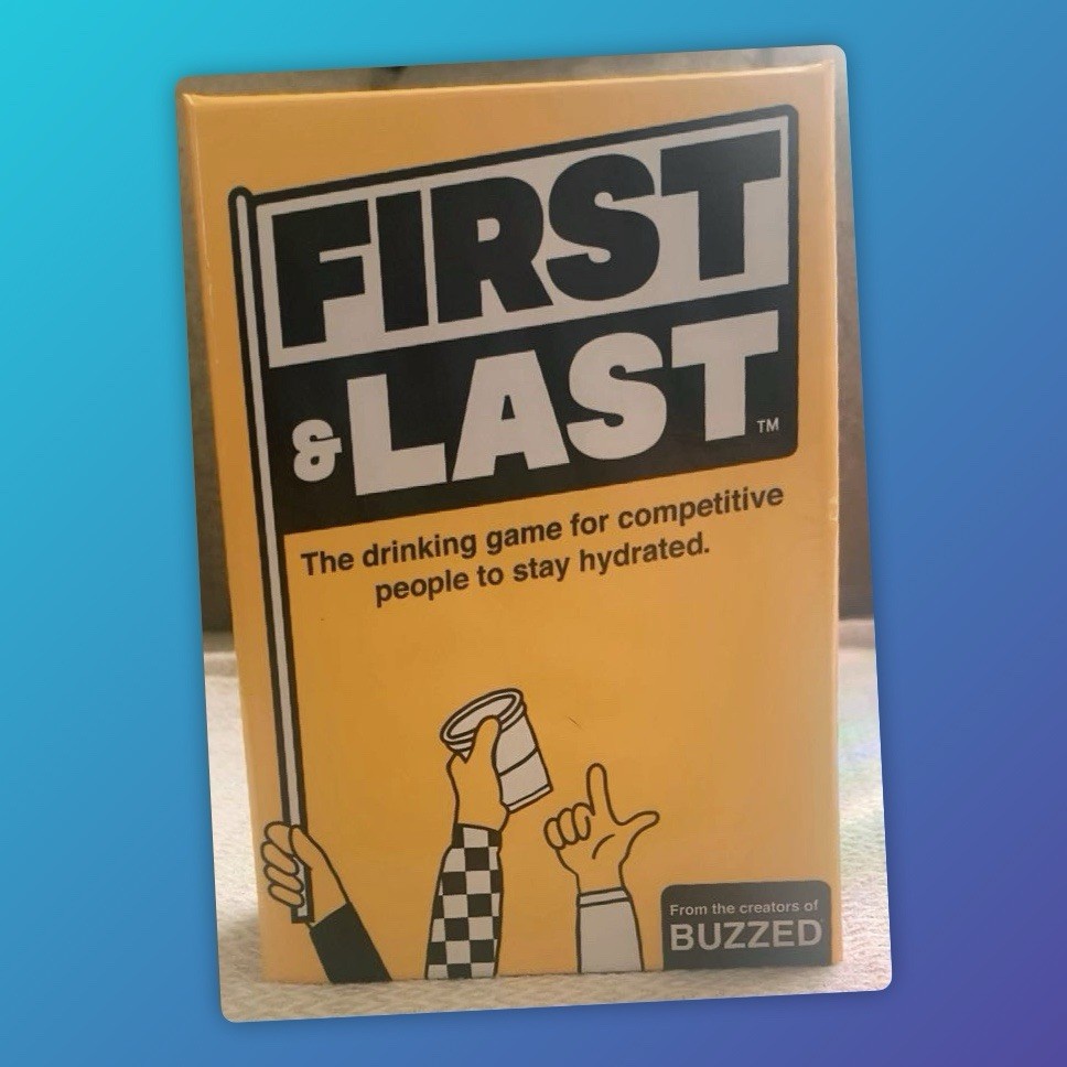 First & Last, Competitive Drinking Card Game - 21+