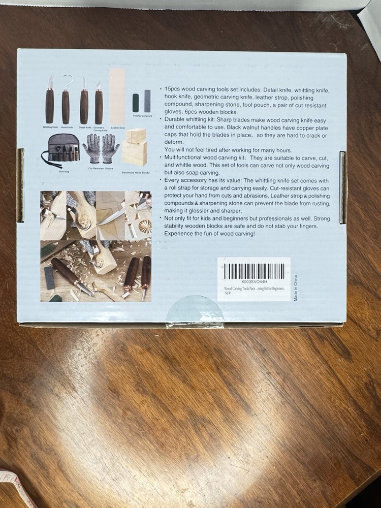 Wood Whittling Kit For Beginners