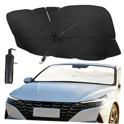 Upgrade Windshield Sun Shade Umbrella, Foldable Car Sun Shade Medium