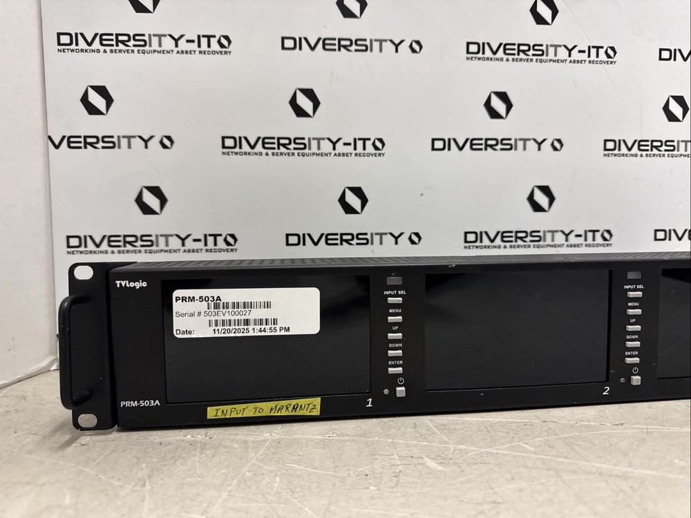 TVlogic PRM-503A 5" 800x480 Multi-Format Triple LCD Rack Mount